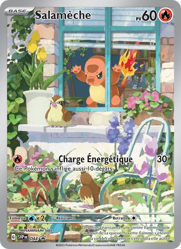 Salamèche 044/225 - SVP Black Star Promos - Holo - Pokémon JCC