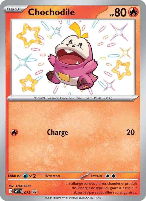 Chochodile 079/225 - SVP Black Star Promos - Holo - Pokémon JCC
