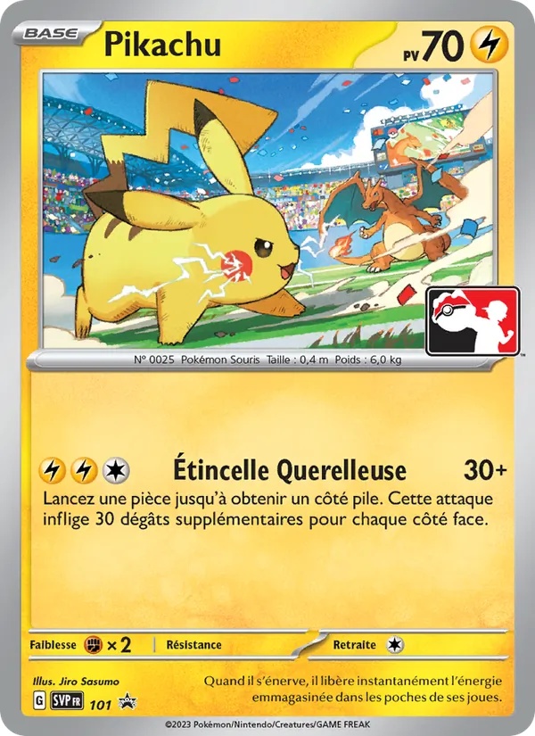 Pikachu 101/225 - SVP Black Star Promos - player-rewards-program - Pokémon JCC