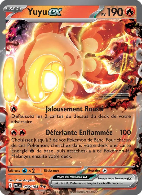 Yuyu-ex 040/193 - Évolutions à Paldea - Holo - Pokémon JCC