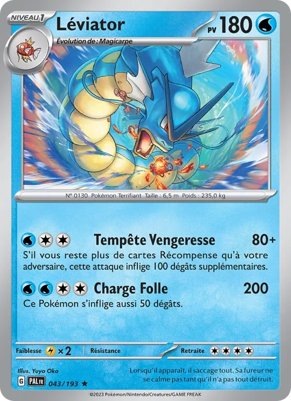 Léviator 043/193 - Évolutions à Paldea - Holo - Pokémon JCC
