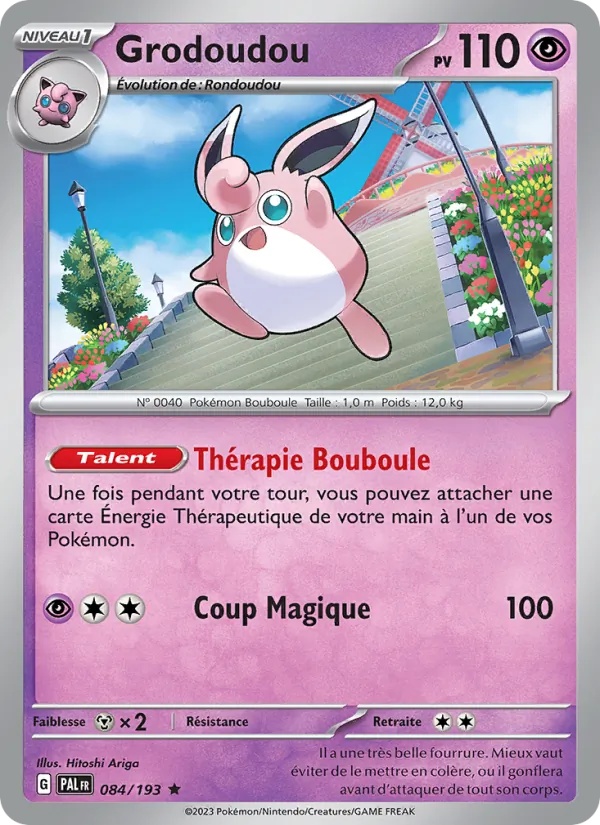 Grodoudou 084/193 - Évolutions à Paldea - Holo - Pokémon JCC