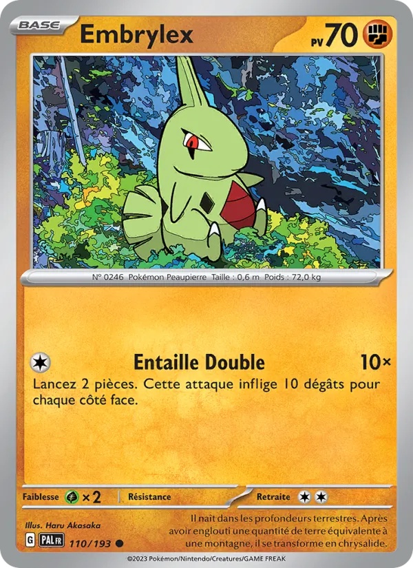 Embrylex 110/193 - Évolutions à Paldea - Holo - Pokémon JCC