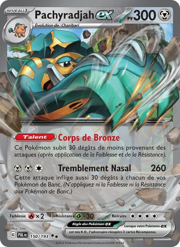 Pachyradjah-ex 150/193 - Évolutions à Paldea - Holo - Pokémon JCC