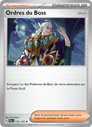 Ordres du Boss 172/193 - Évolutions à Paldea - Holo asia-promo - Pokémon JCC