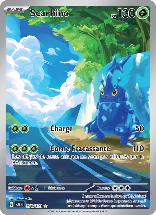 Scarhino 194/193 - Évolutions à Paldea - Holo - Pokémon JCC