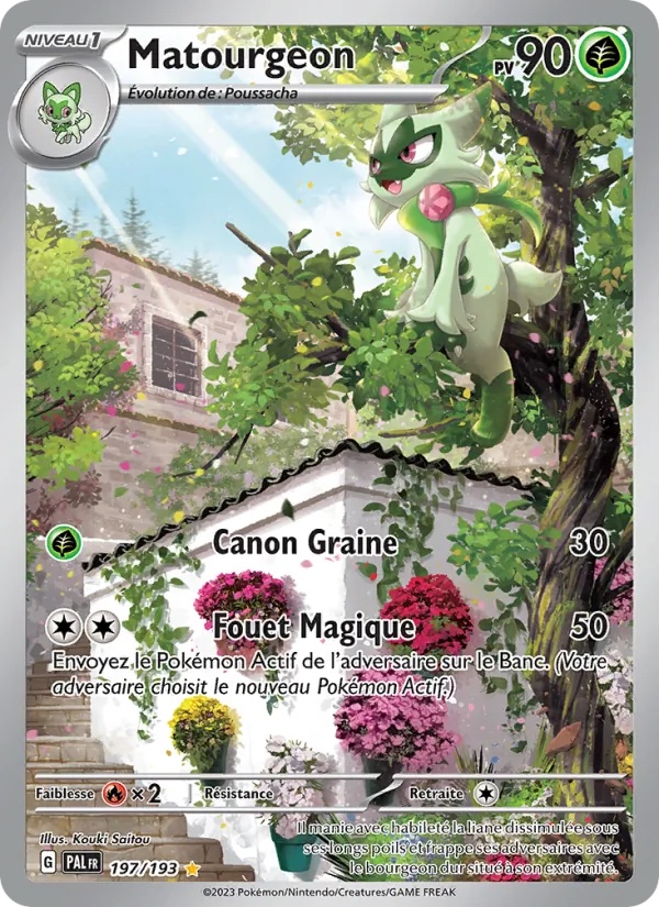 Matourgeon 197/193 - Évolutions à Paldea - Holo - Pokémon JCC