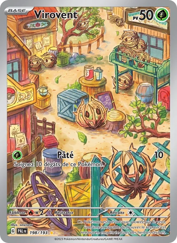 Virovent 198/193 - Évolutions à Paldea - Holo - Pokémon JCC