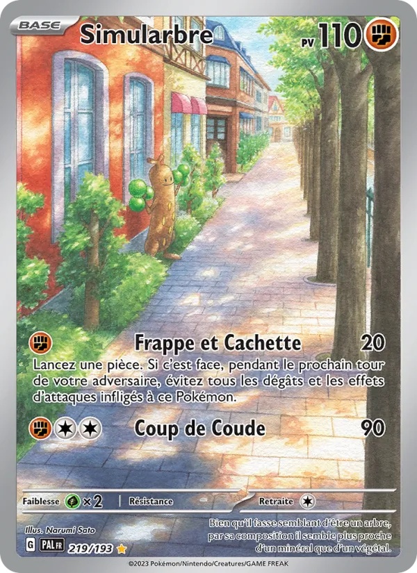 Simularbre 219/193 - Évolutions à Paldea - Holo - Pokémon JCC