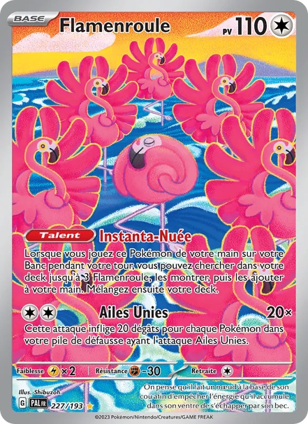 Flamenroule 227/193 - Évolutions à Paldea - Holo - Pokémon JCC