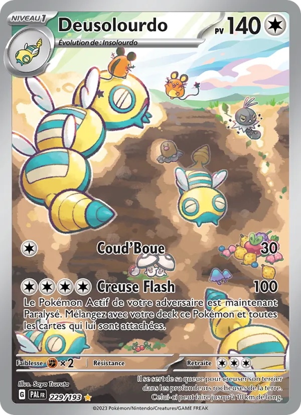 Deusolourdo 229/193 - Évolutions à Paldea - Holo - Pokémon JCC