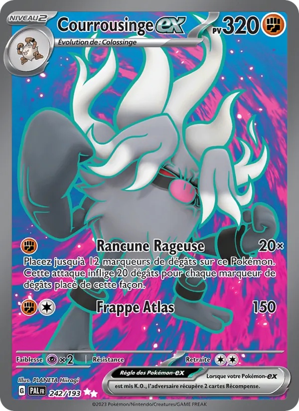 Courrousinge-ex 242/193 - Évolutions à Paldea - Holo - Pokémon JCC