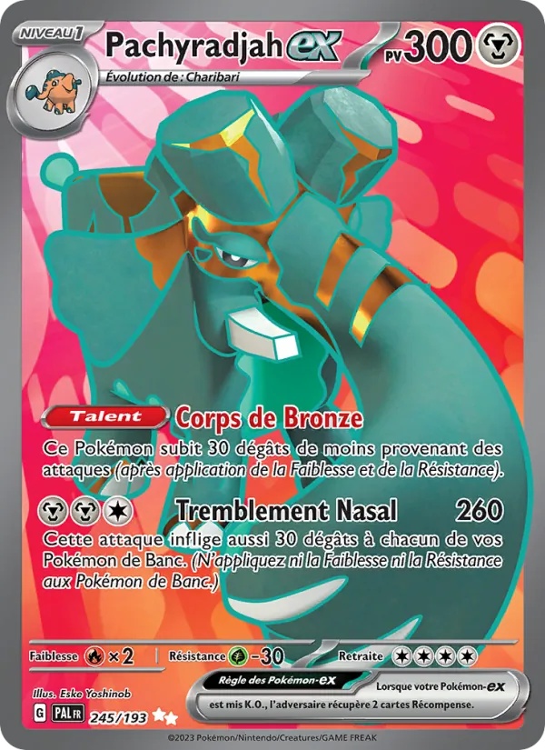 Pachyradjah-ex 245/193 - Évolutions à Paldea - Holo - Pokémon JCC