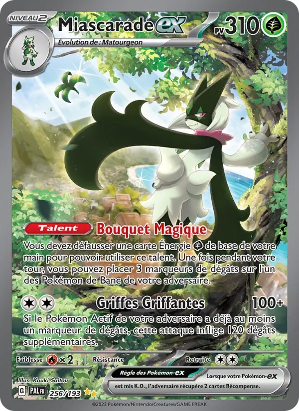 Miascarade-ex 256/193 - Évolutions à Paldea - Holo - Pokémon JCC