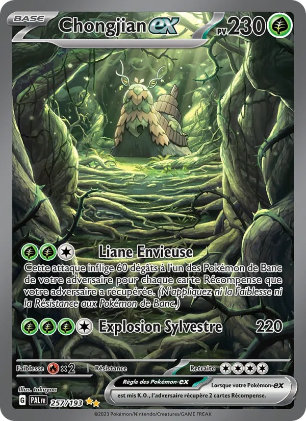Chongjian-ex 257/193 - Évolutions à Paldea - Holo - Pokémon JCC