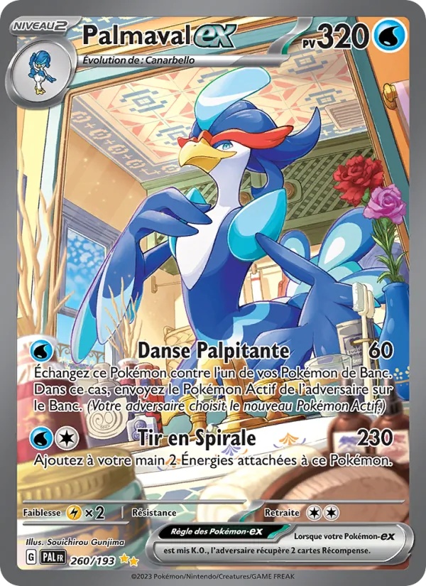 Palmaval-ex 260/193 - Évolutions à Paldea - Holo - Pokémon JCC