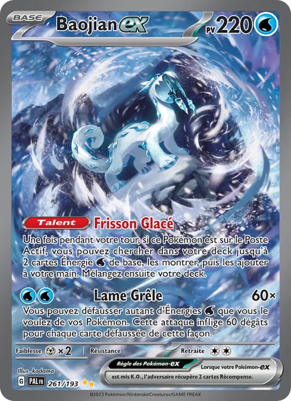 Baojian-ex 261/193 - Évolutions à Paldea - Holo - Pokémon JCC
