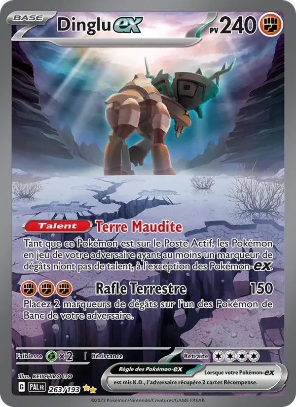Dinglu-ex 263/193 - Évolutions à Paldea - Holo - Pokémon JCC