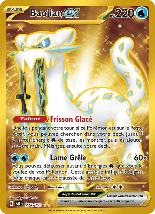 Baojian-ex 274/193 - Évolutions à Paldea - Holo - Pokémon JCC