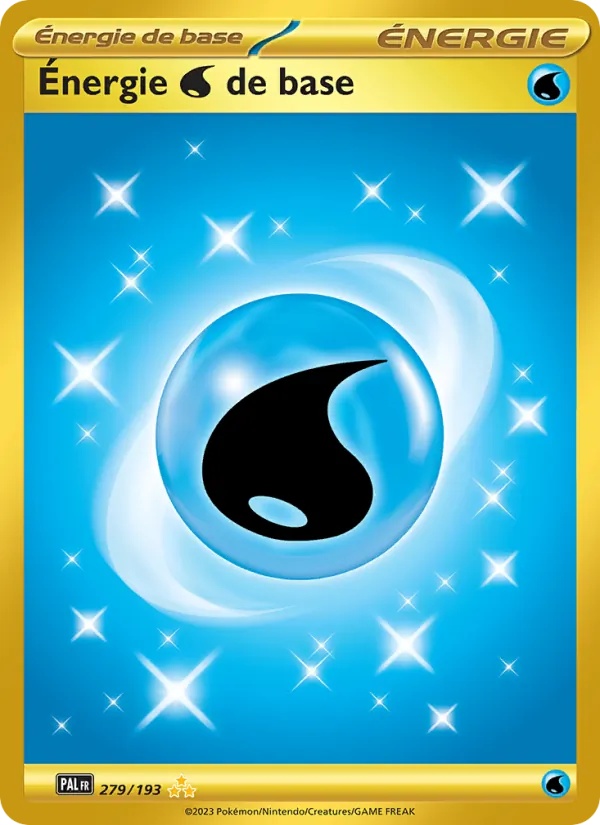 Énergie Water de base 279/193 - Évolutions à Paldea - Holo - Pokémon JCC