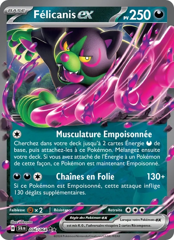 Félicanis-ex 036/64 - Fable Nébuleuse - Holo - Pokémon JCC