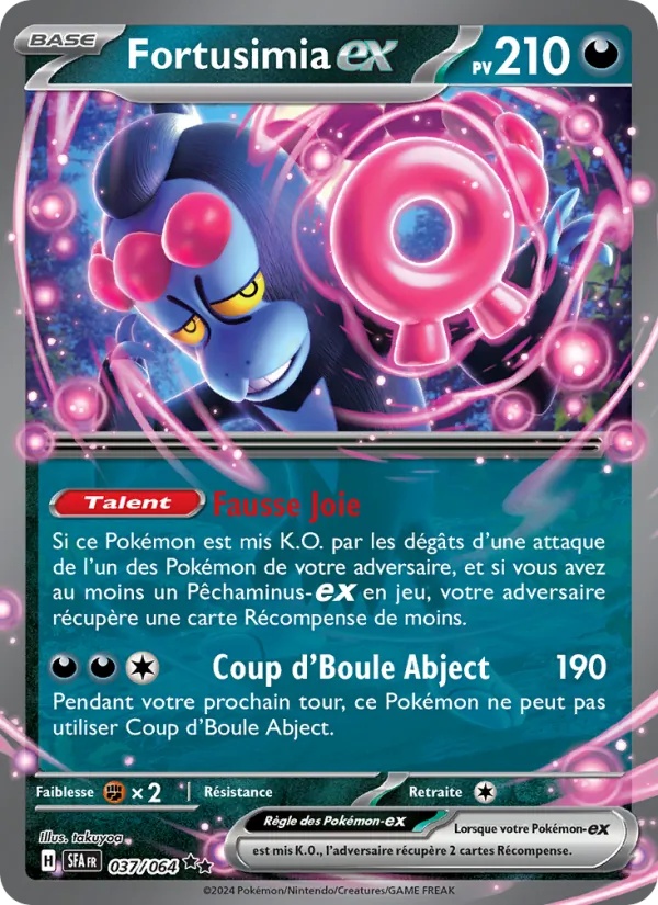 Fortusimia-ex 037/64 - Fable Nébuleuse - Holo - Pokémon JCC