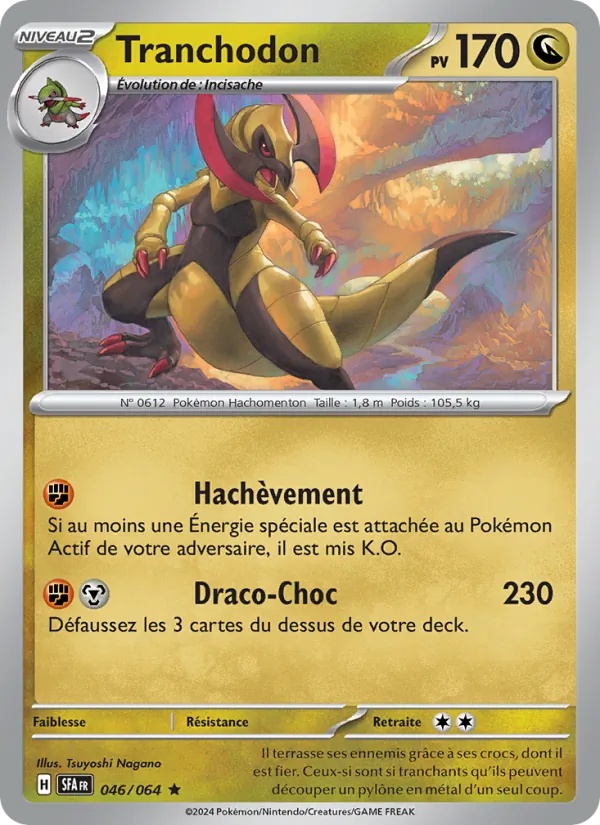 Tranchodon 046/64 - Fable Nébuleuse - Holo - Pokémon JCC