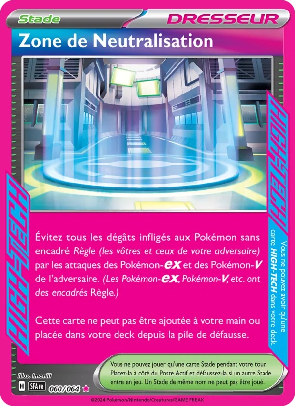 Zone de Neutralisation 060/64 - Fable Nébuleuse - Holo - Pokémon JCC