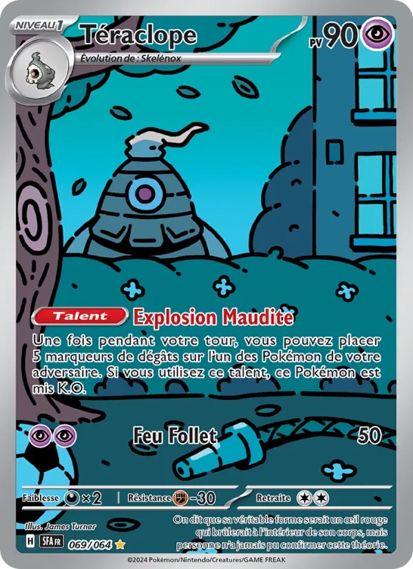 Téraclope 069/64 - Fable Nébuleuse - Holo - Pokémon JCC