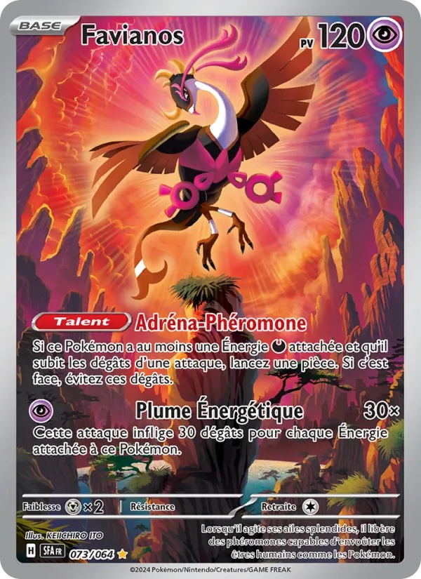 Favianos 073/64 - Fable Nébuleuse - Holo - Pokémon JCC