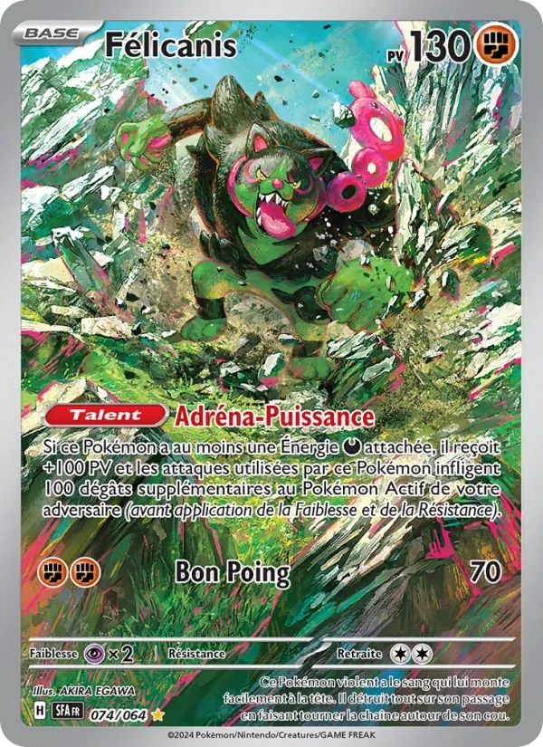 Félicanis 074/64 - Fable Nébuleuse - Holo - Pokémon JCC