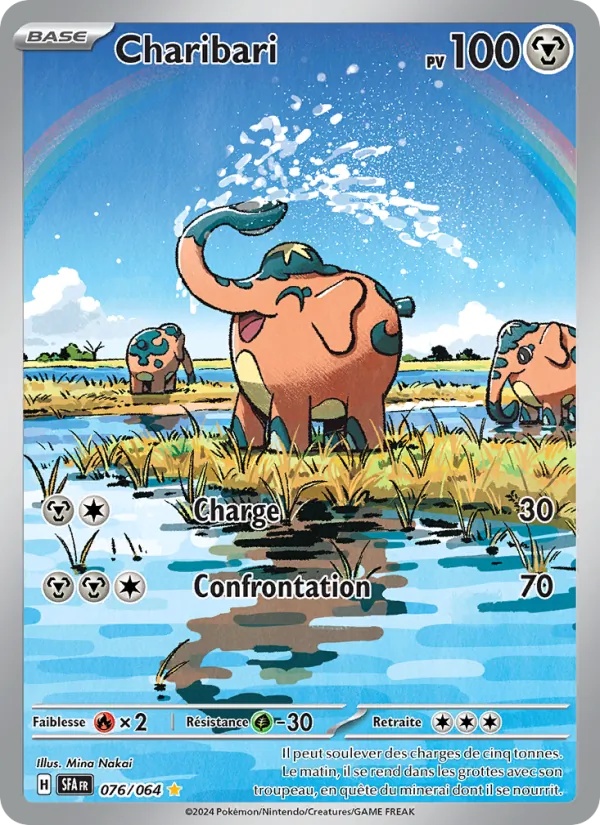Charibari 076/64 - Fable Nébuleuse - Holo - Pokémon JCC