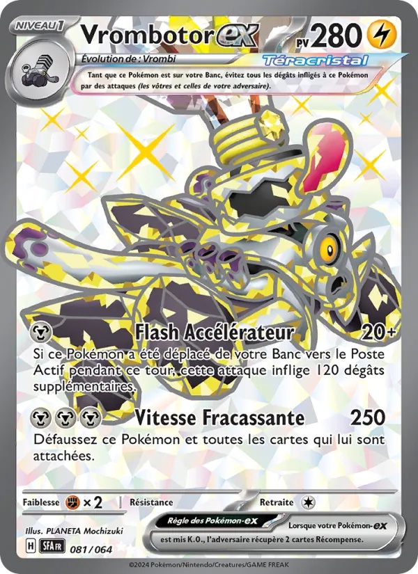 Vrombotor-ex 081/64 - Fable Nébuleuse - Holo - Pokémon JCC