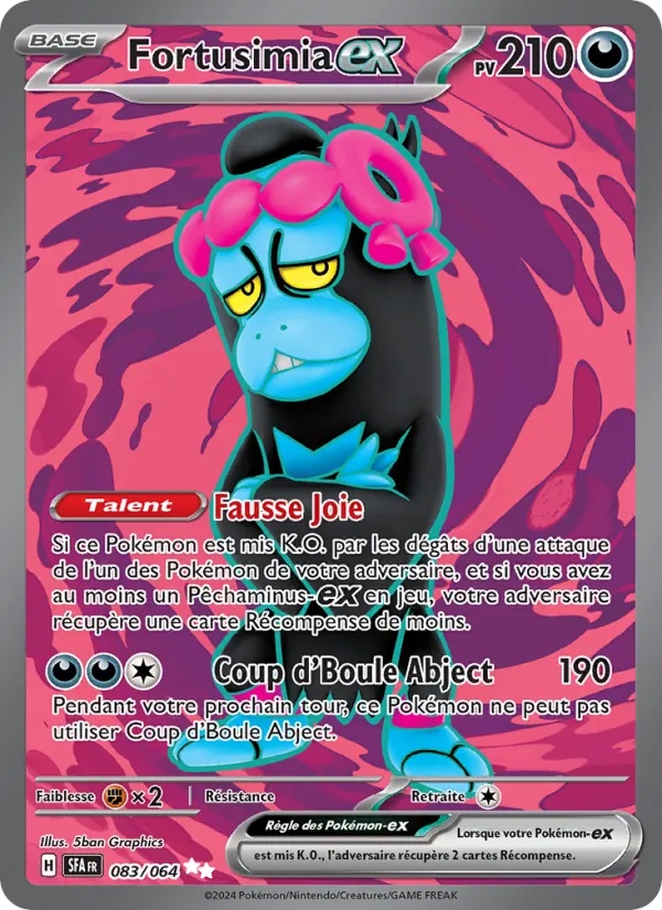 Fortusimia-ex 083/64 - Fable Nébuleuse - Holo - Pokémon JCC