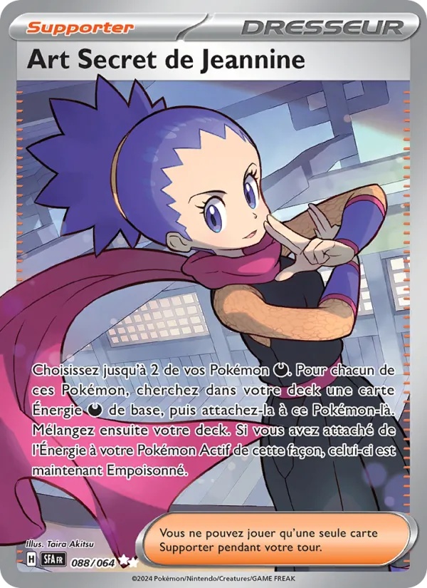 Art Secret de Jeannine 088/64 - Fable Nébuleuse - Holo - Pokémon JCC