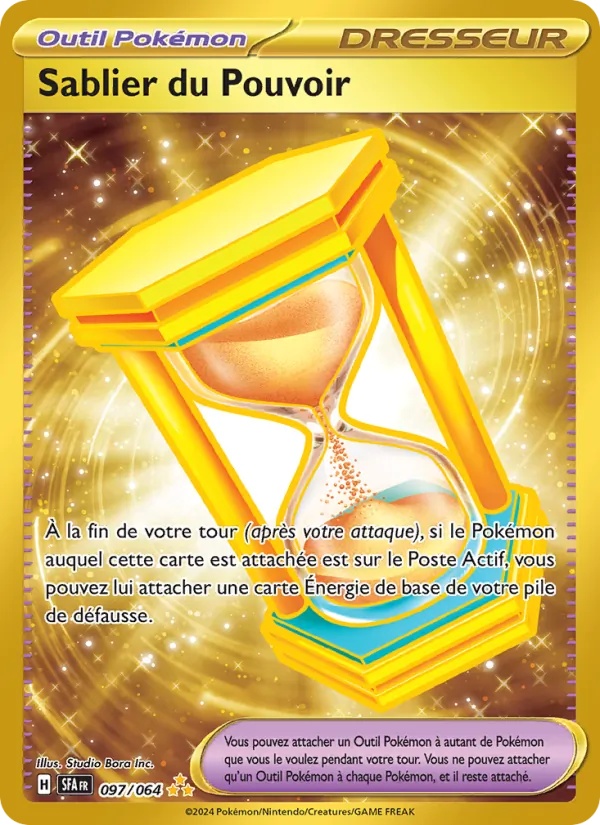Sablier du Pouvoir 097/64 - Fable Nébuleuse - Holo - Pokémon JCC