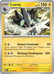 Luxray 028/88 - Équilibre Parfait - Logo de la série - Pokémon JCC