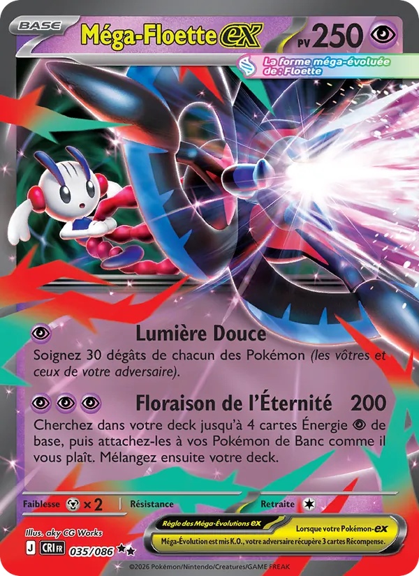Méga-Floette-ex 035/86 - Chaos Ascendant - Holo - Pokémon JCC