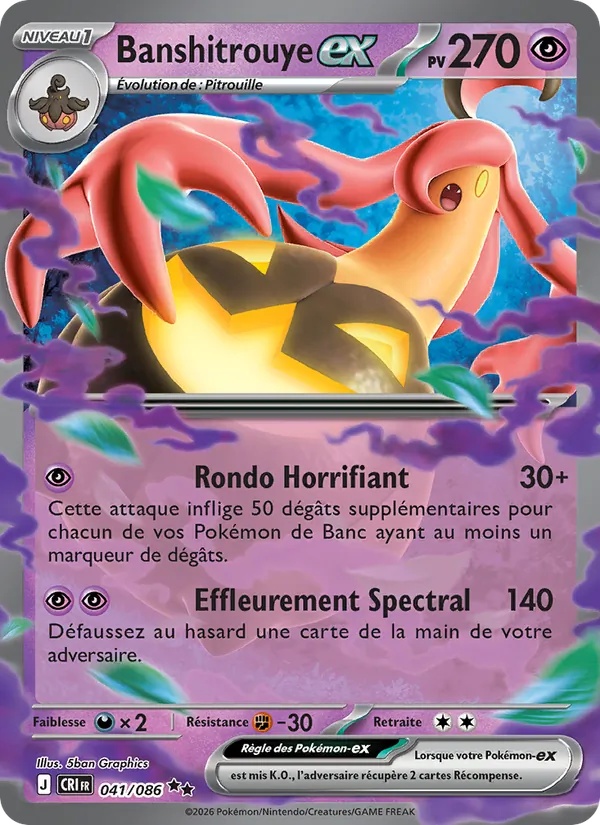 Banshitrouye-ex 041/86 - Chaos Ascendant - Holo - Pokémon JCC