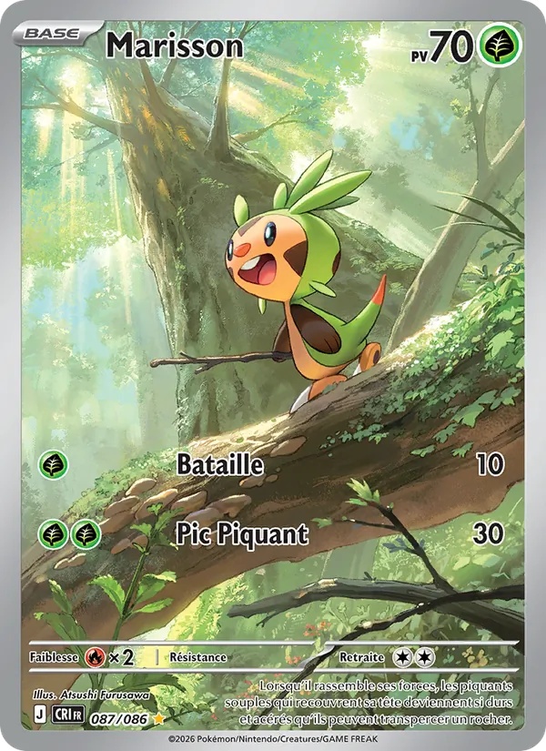 Marisson 087/86 - Chaos Ascendant - Holo - Pokémon JCC