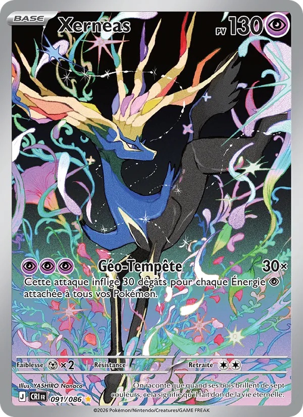 Xerneas 091/86 - Chaos Ascendant - Holo - Pokémon JCC