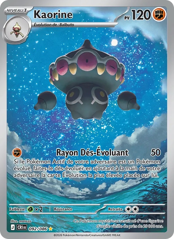 Kaorine 092/86 - Chaos Ascendant - Holo - Pokémon JCC