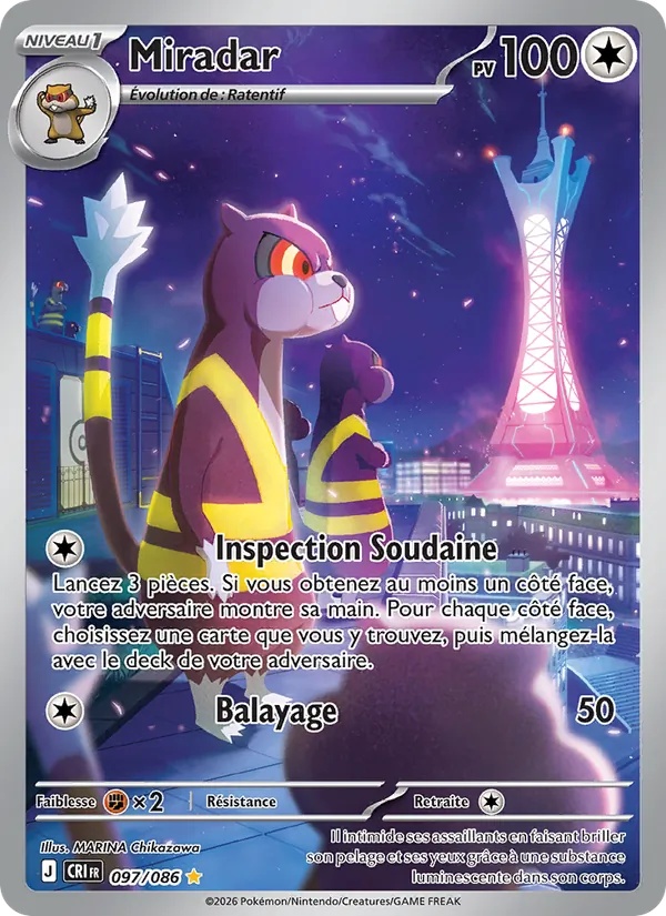Miradar 097/86 - Chaos Ascendant - Holo - Pokémon JCC