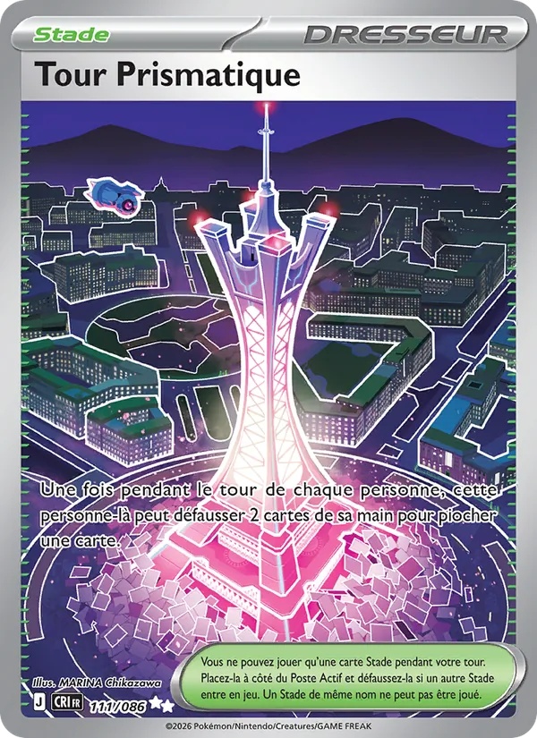 Tour Prismatique 111/86 - Chaos Ascendant - Holo - Pokémon JCC