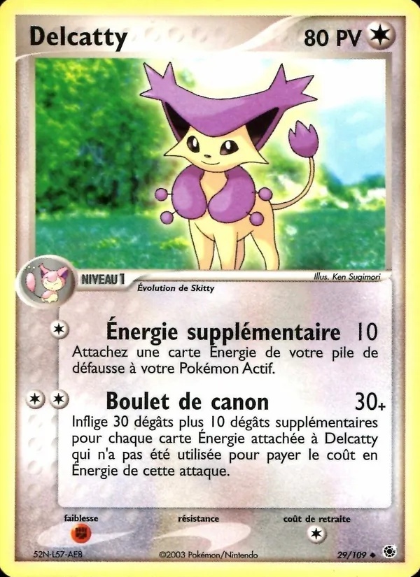 Delcatty 29/109 - EX Rubis & Saphir - Sans E-Reader - Pokémon JCC