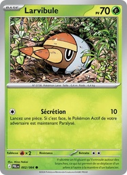 Larvibule 002/84 - Nuit Noire - Reverse - Pokémon JCC