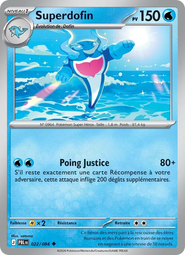 Superdofin 022/84 - Nuit Noire - Pokémon JCC