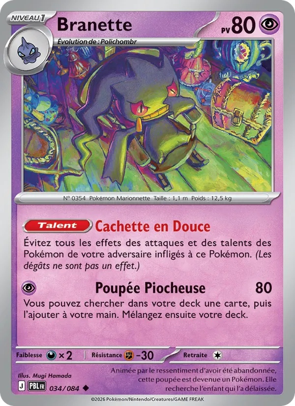 Branette 034/84 - Nuit Noire - Pokémon JCC