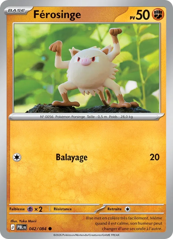 Férosinge 042/84 - Nuit Noire - Reverse - Pokémon JCC