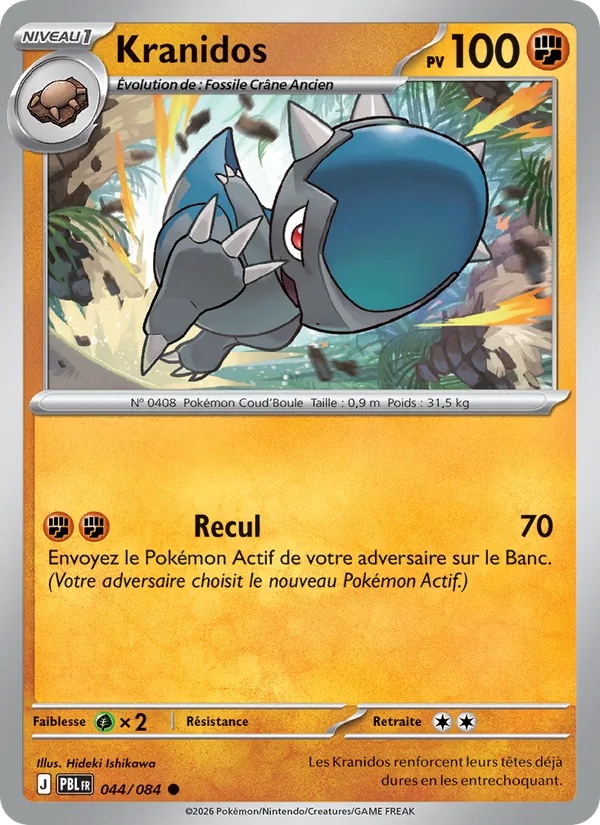 Kranidos 044/84 - Nuit Noire - Pokémon JCC